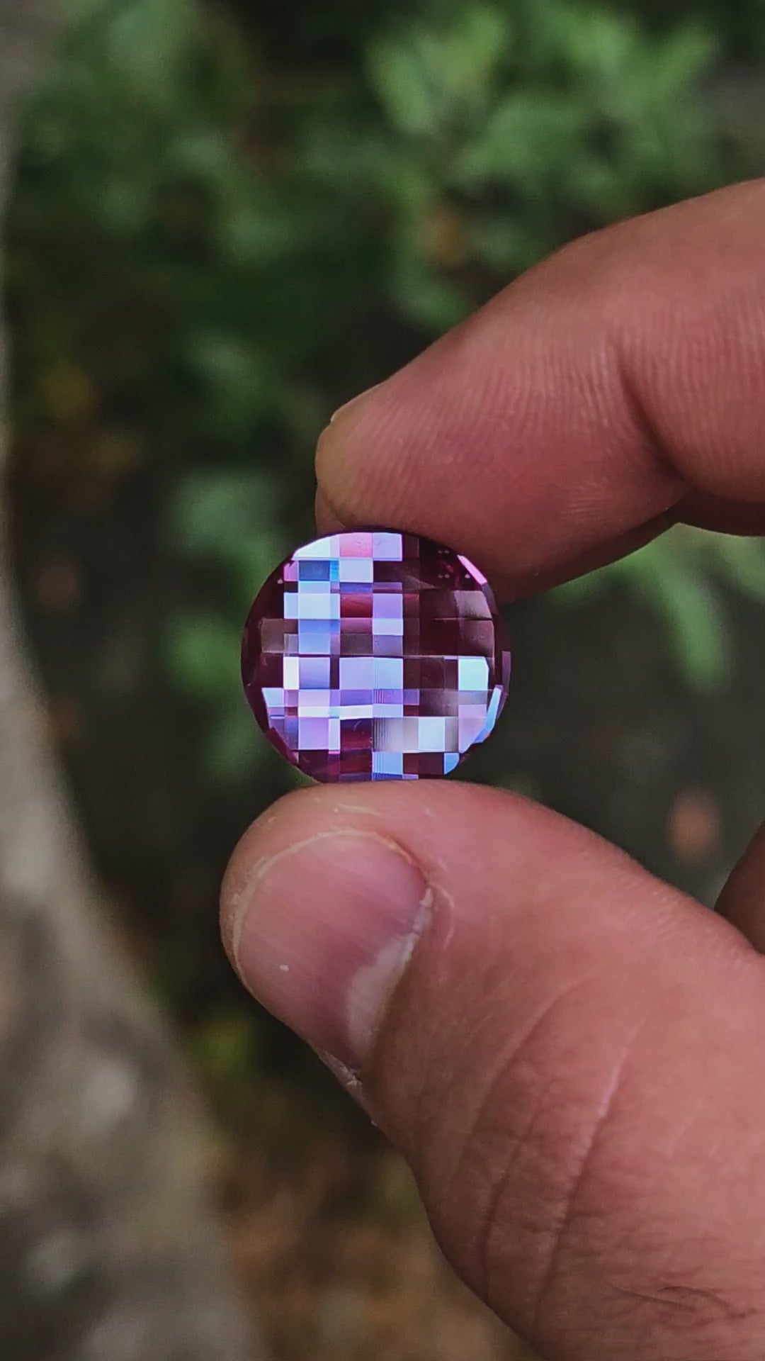 Repurposed Laser Alexandrite, Pixel Round Cut, 21.25 Carats