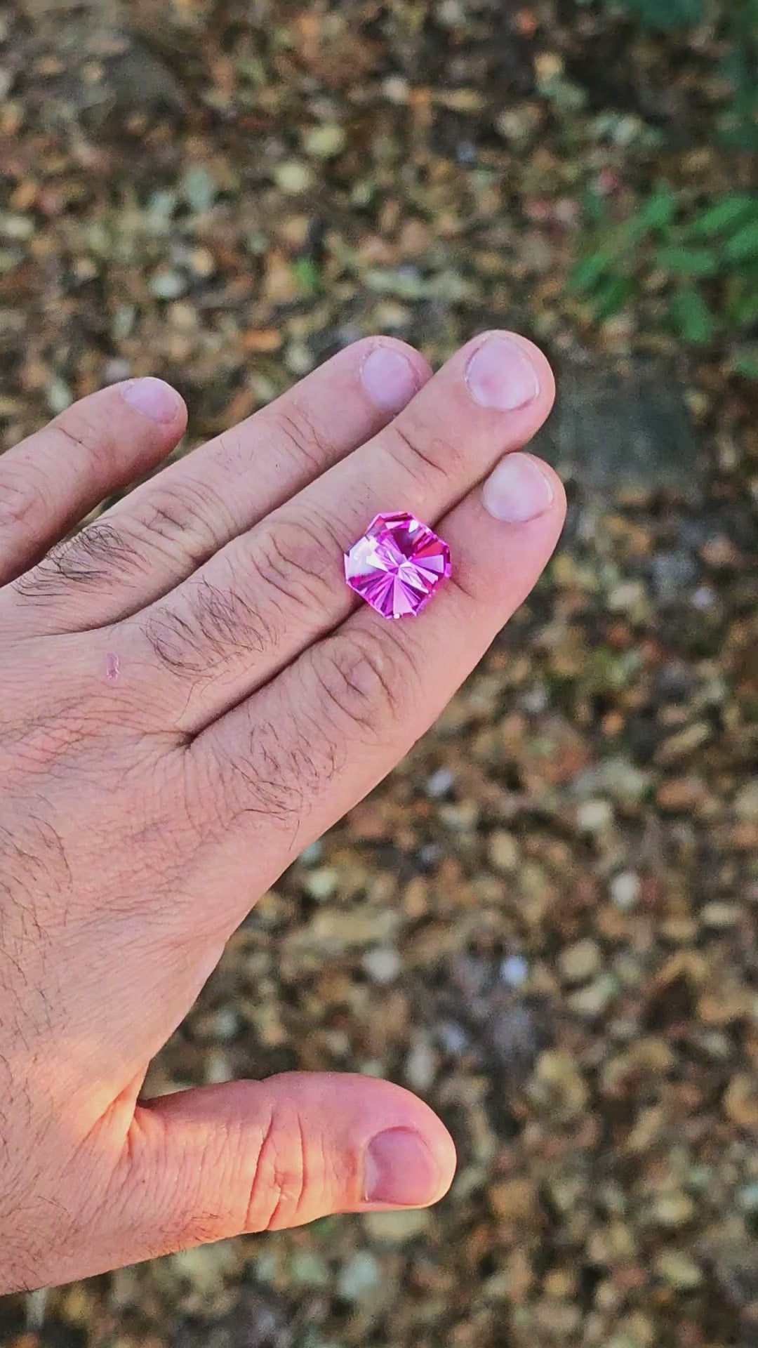 Star Wars Pink Laser Ruby, Tessellation Cut, 16.91 Carats