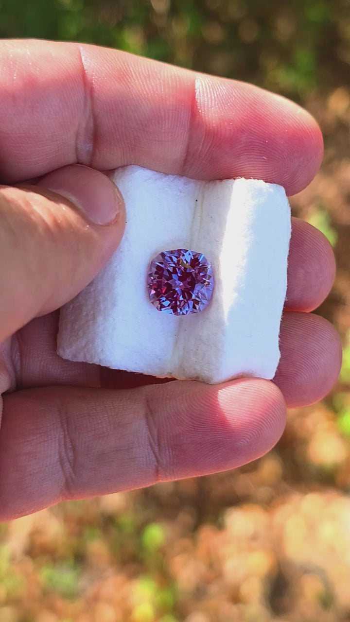 Repurposed Laser Alexandrite, House Of Sylas Cushion Cut, 6.99 Carats