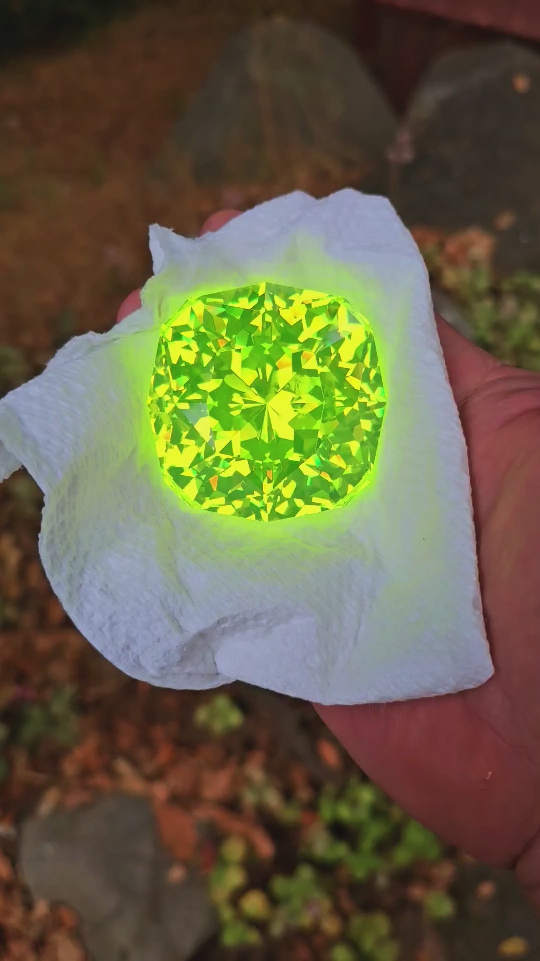 Green LuAG, House Of Sylas Cushion Cut, 1788 Carats