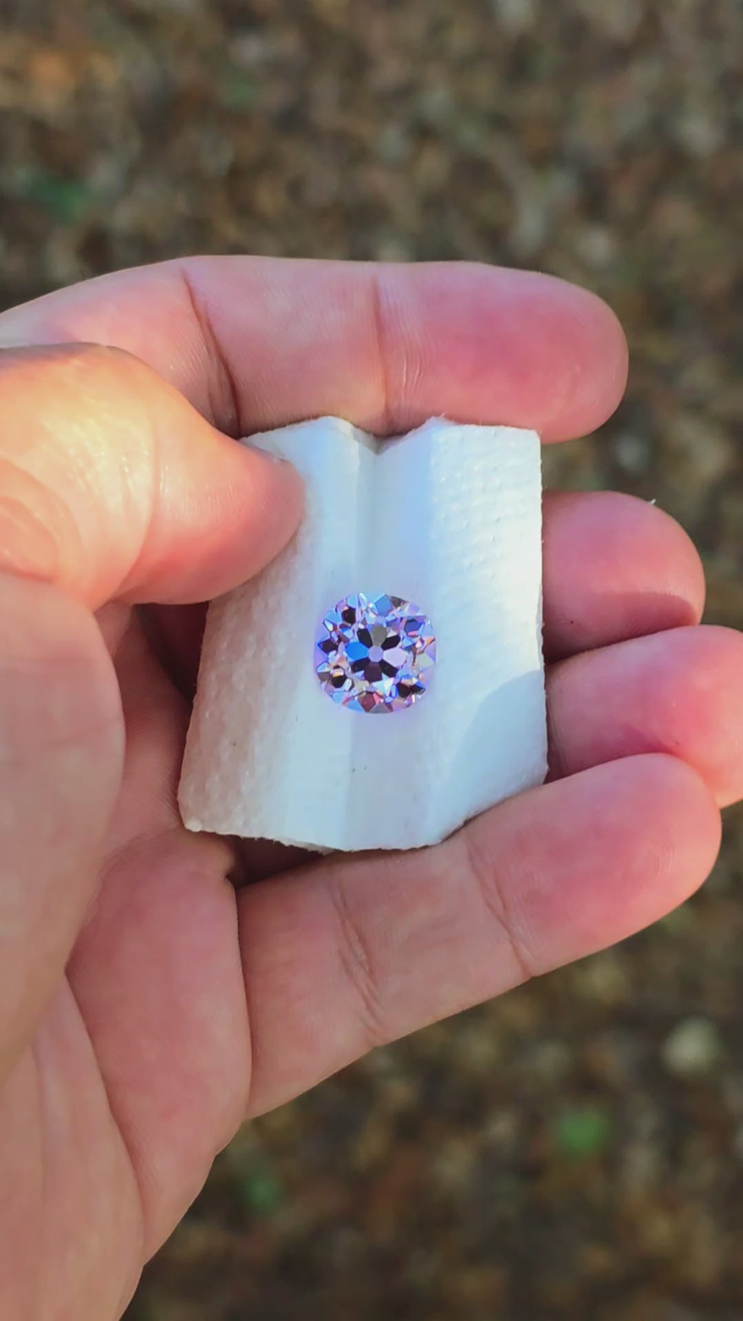 Purple Neodymium YAG, Antique Cushion Cut, 9.41 Carats