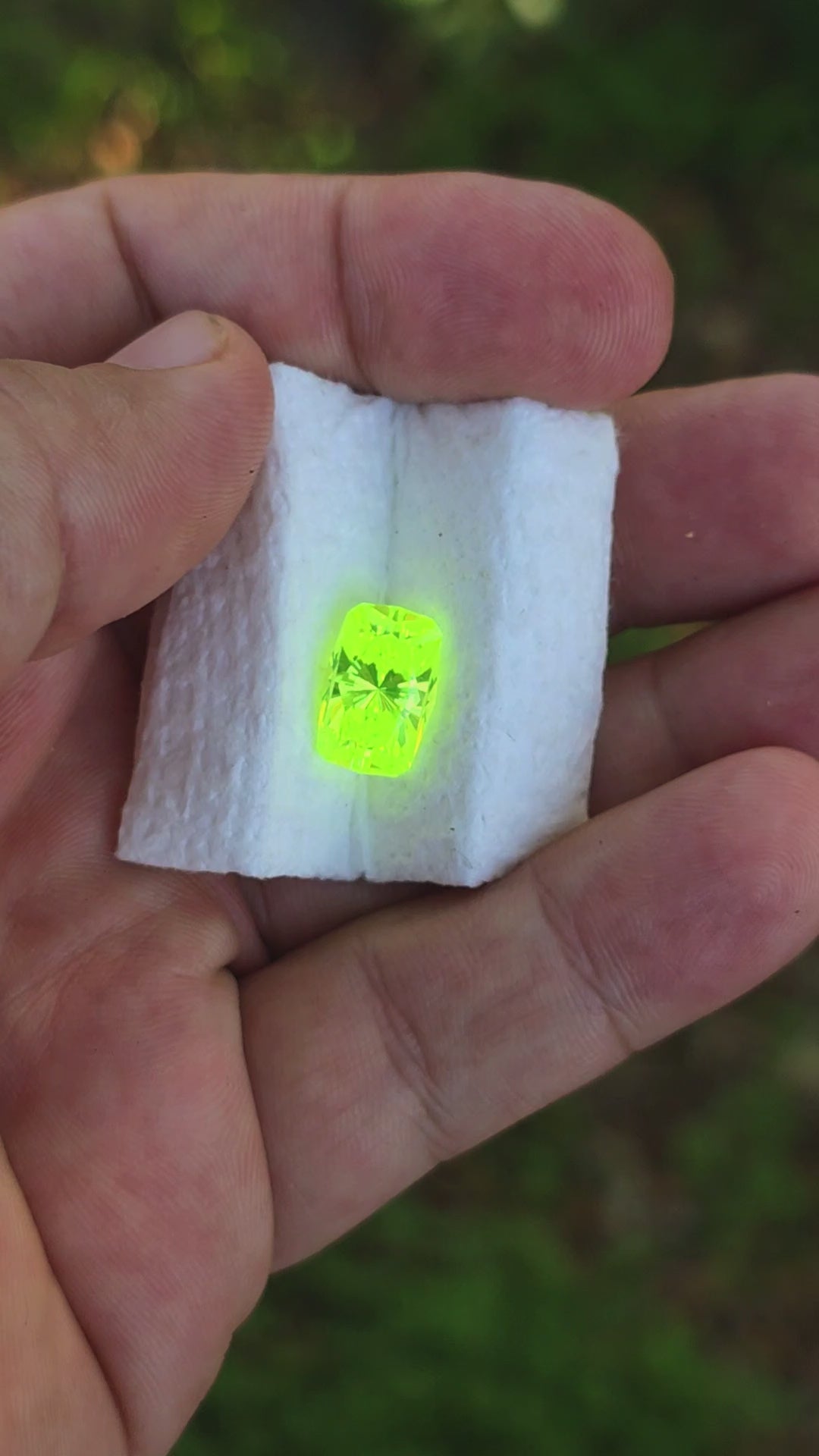 Green LuAG, House Of Sylas Cushion Cut, 10.02 Carats