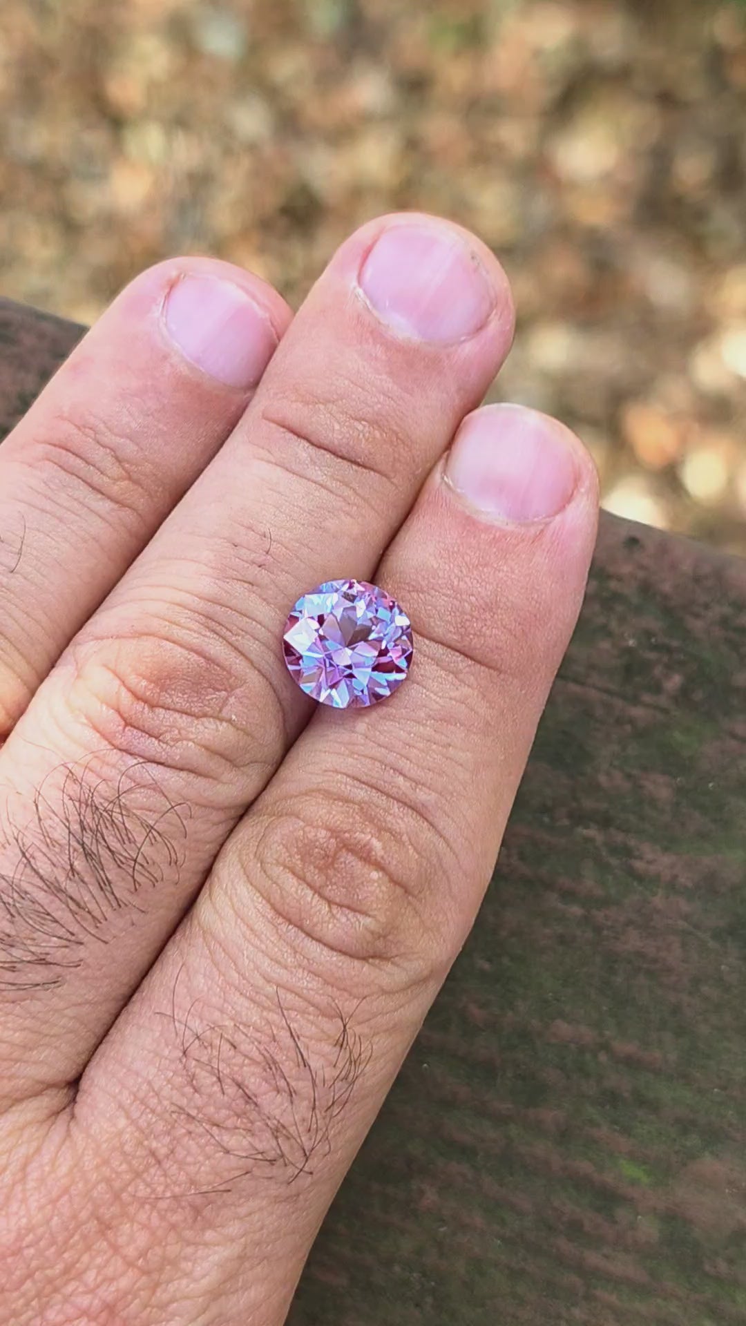 Repurposed Laser Alexandrite, Traditional Round Brilliant Cut, 5.56 Carats