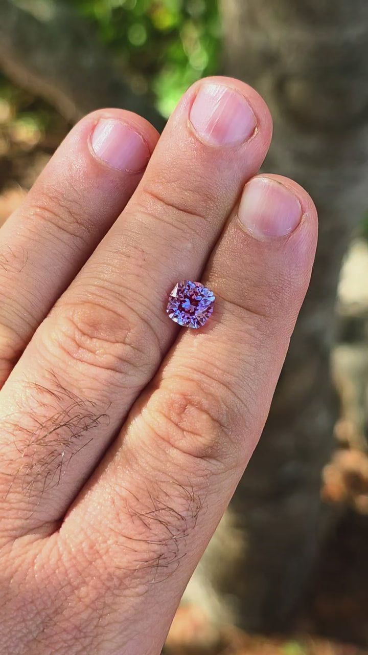 Repurposed Laser Alexandrite, House Of Sylas Cushion Cut, 2.48 Carats