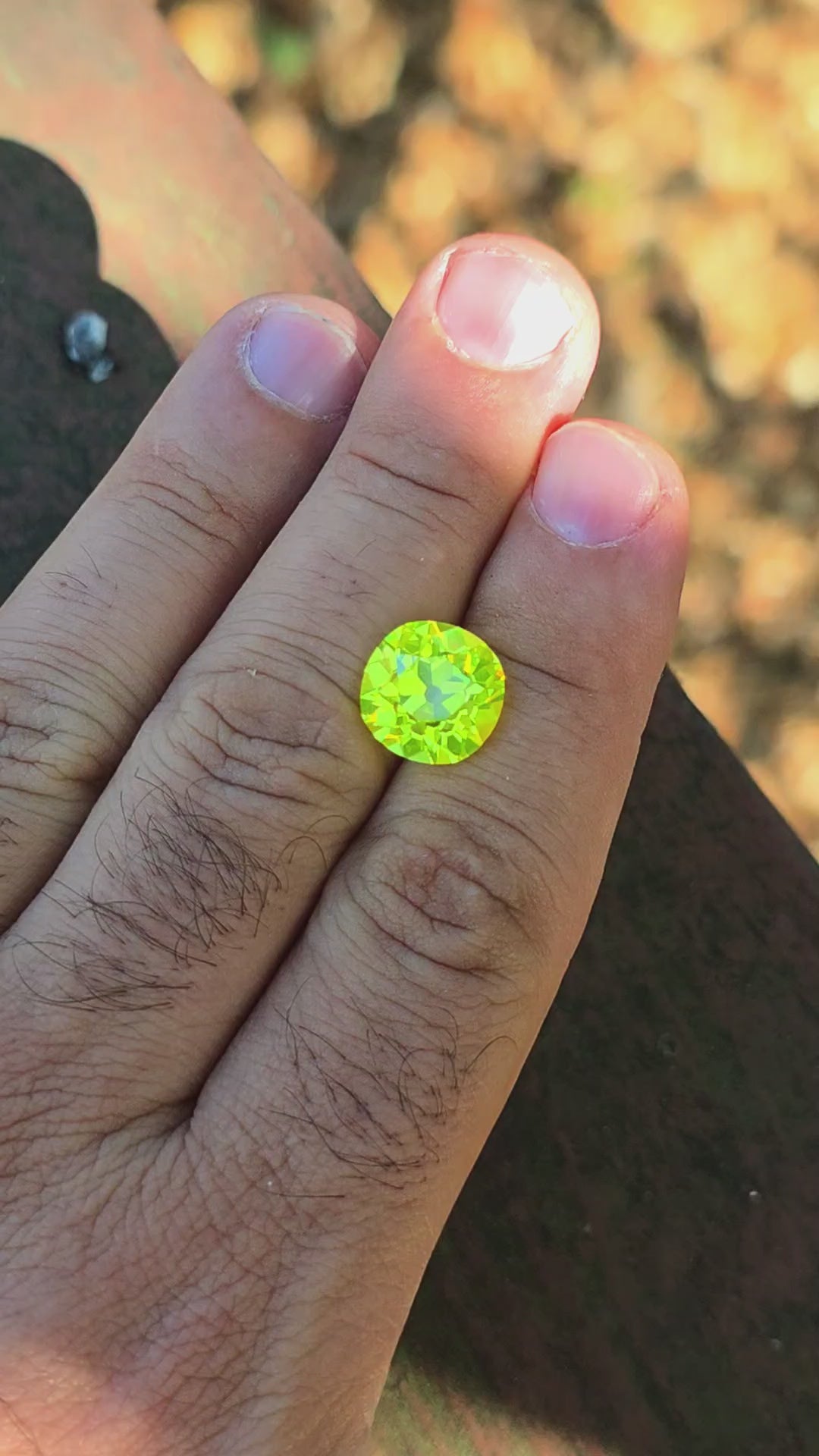 Cerium Doped YAG, Antique Cushion Cut, 10.08 Carats