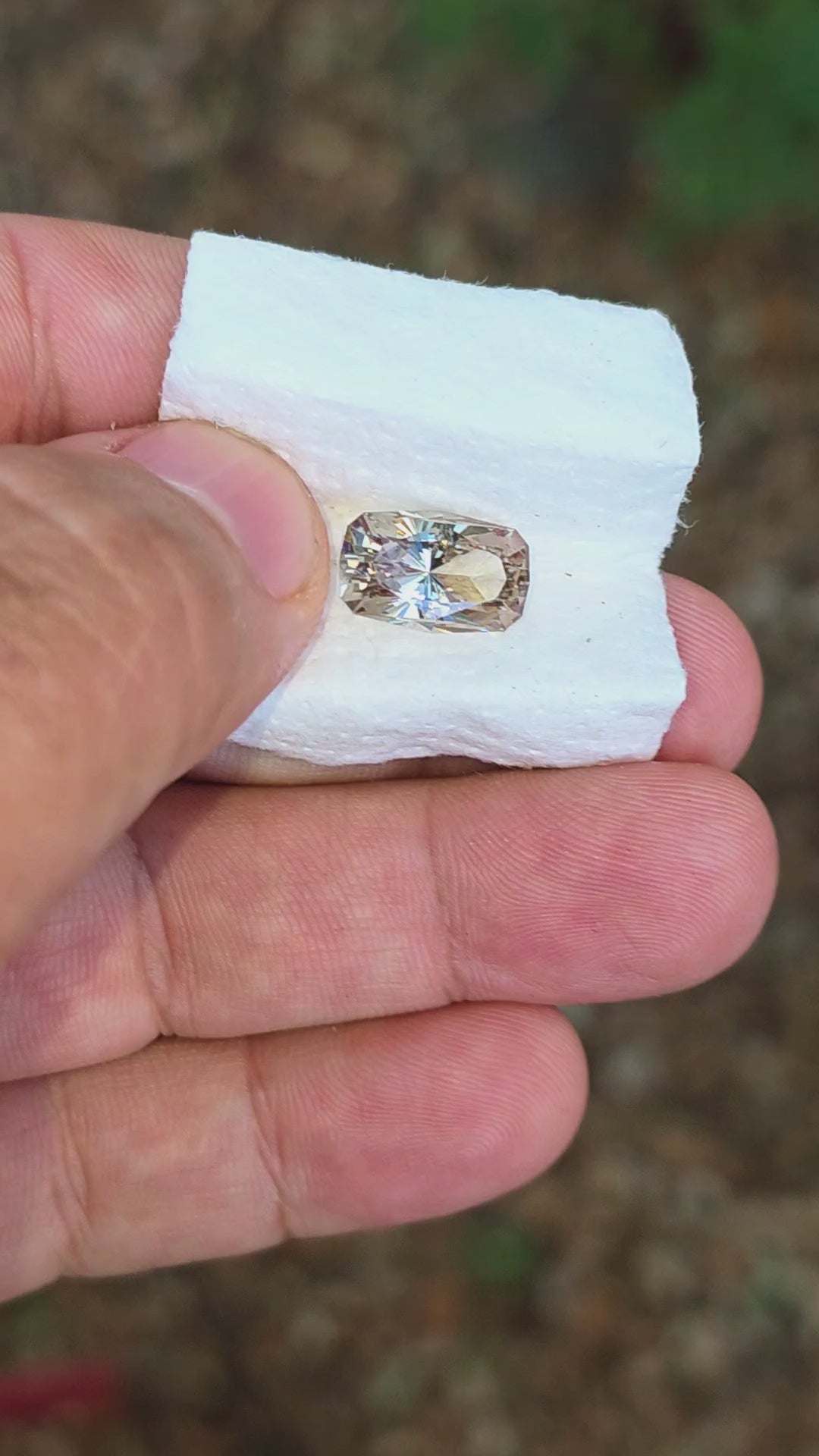 Smoky Lab Spinel , House Of Sylas Long Cushion Cut, 5.66 Carats