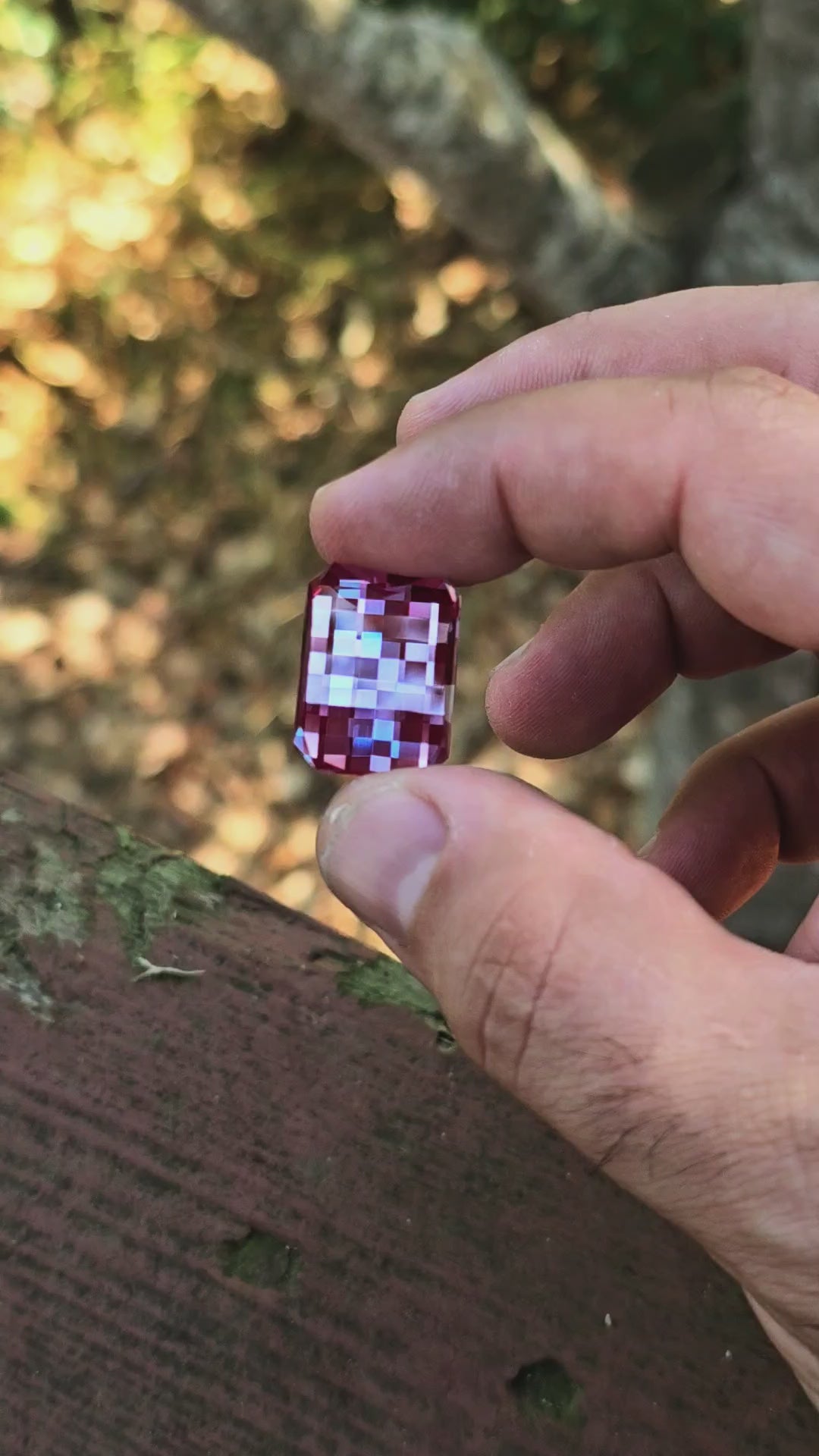 Repurposed Laser Alexandrite, Pixel Rectangle Cut, 36.4 Carats