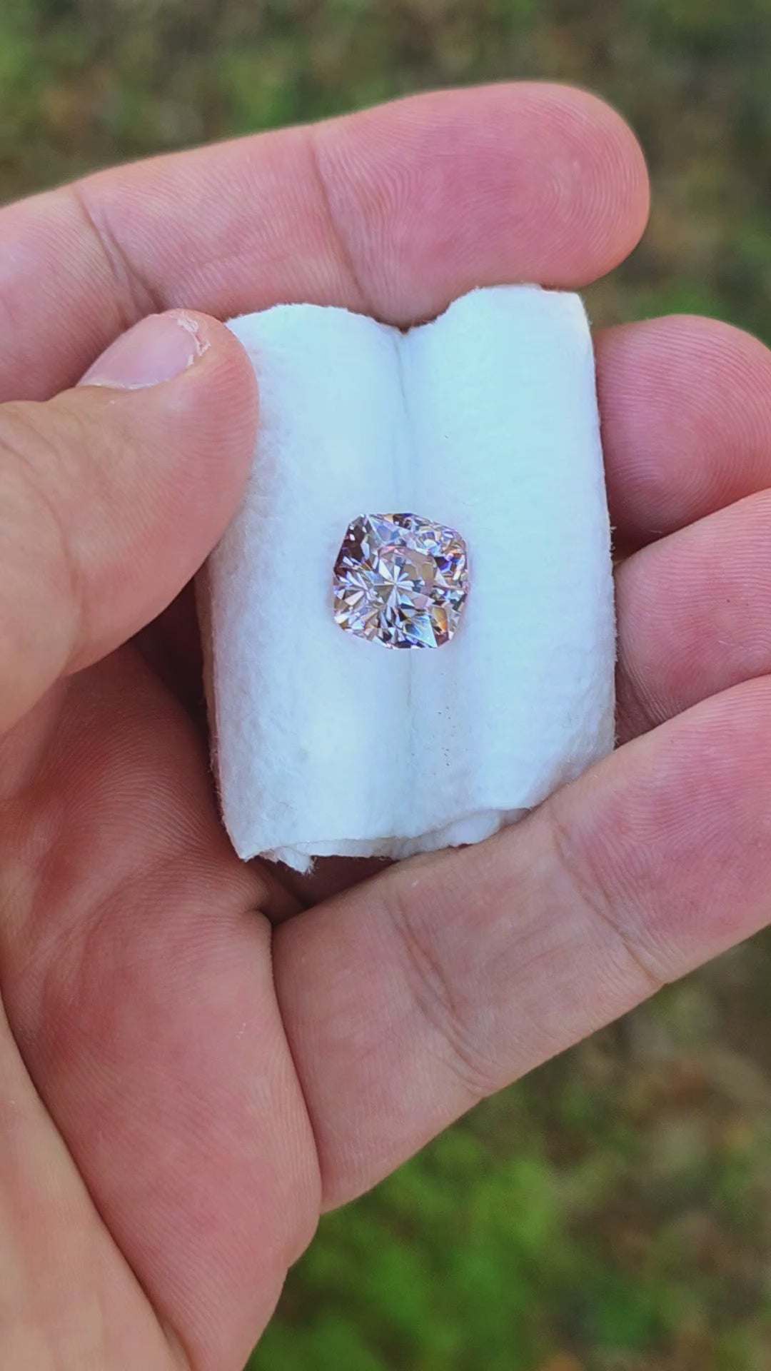 Purple Neodymium+ YAG, House Of Sylas Cushion Cut, 7.90 Carats