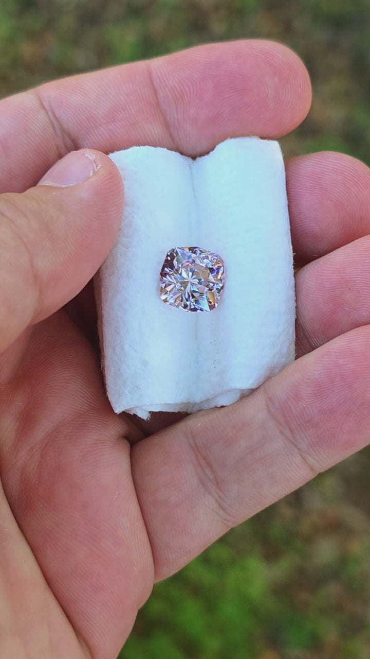 Purple Neodymium+ YAG, House Of Sylas Cushion Cut, 7.90 Carats