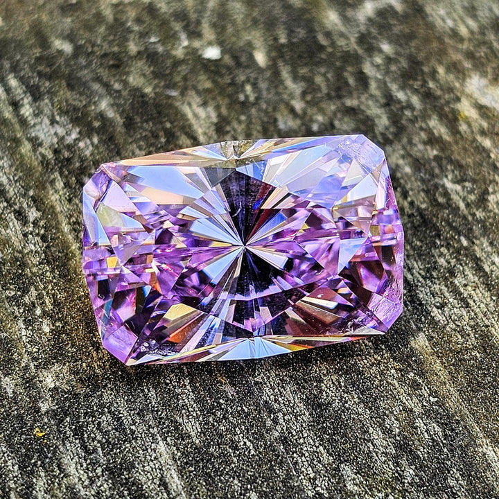 Purple Neodymium YAG, House Of Sylas Long Cushion Cut, 22.75 Carats - DJEVA