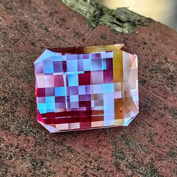 Repurposed Laser Alexandrite, Pixel Rectangle Cut, 26.7 Carats - DJEVA