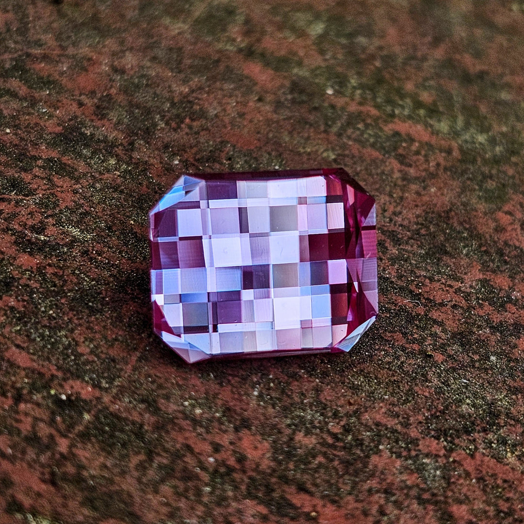 Repurposed Laser Alexandrite, Pixel Rectangle Cut, 6.29 Carats - DJEVA