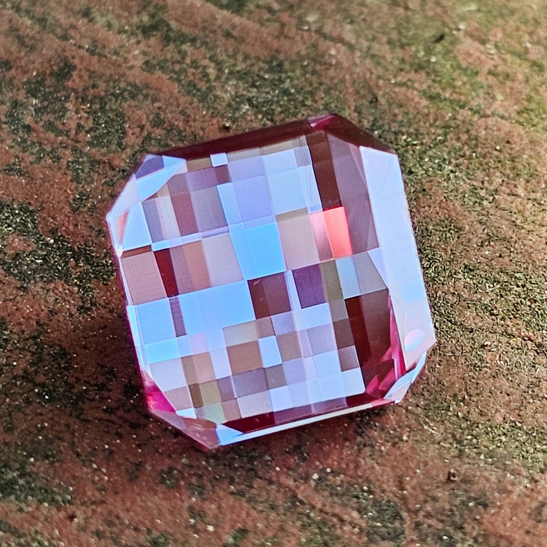 Repurposed Laser Alexandrite, Pixel Square Cut, 5.06 Carats - DJEVA