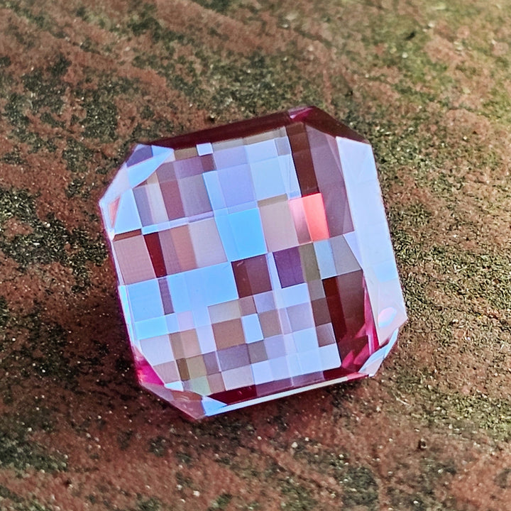 Repurposed Laser Alexandrite, Pixel Square Cut, 5.06 Carats - DJEVA