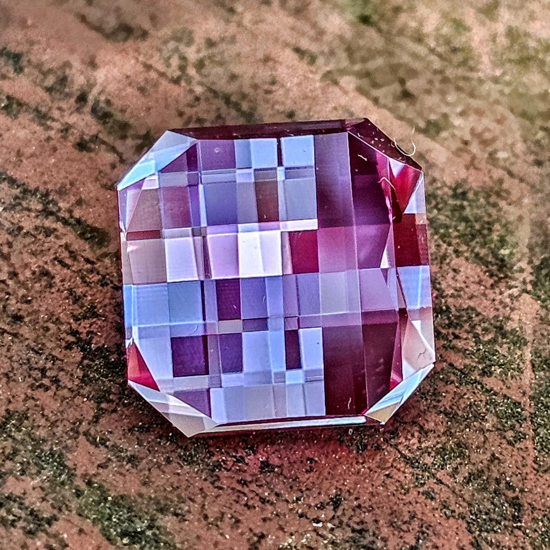 Repurposed Laser Alexandrite, Pixel Square Cut, 6.49 Carats - DJEVA