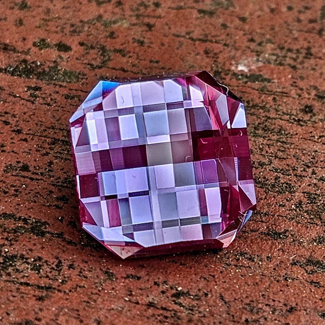 Repurposed Laser Alexandrite, Pixel Square Cut, 8.22 Carats - DJEVA
