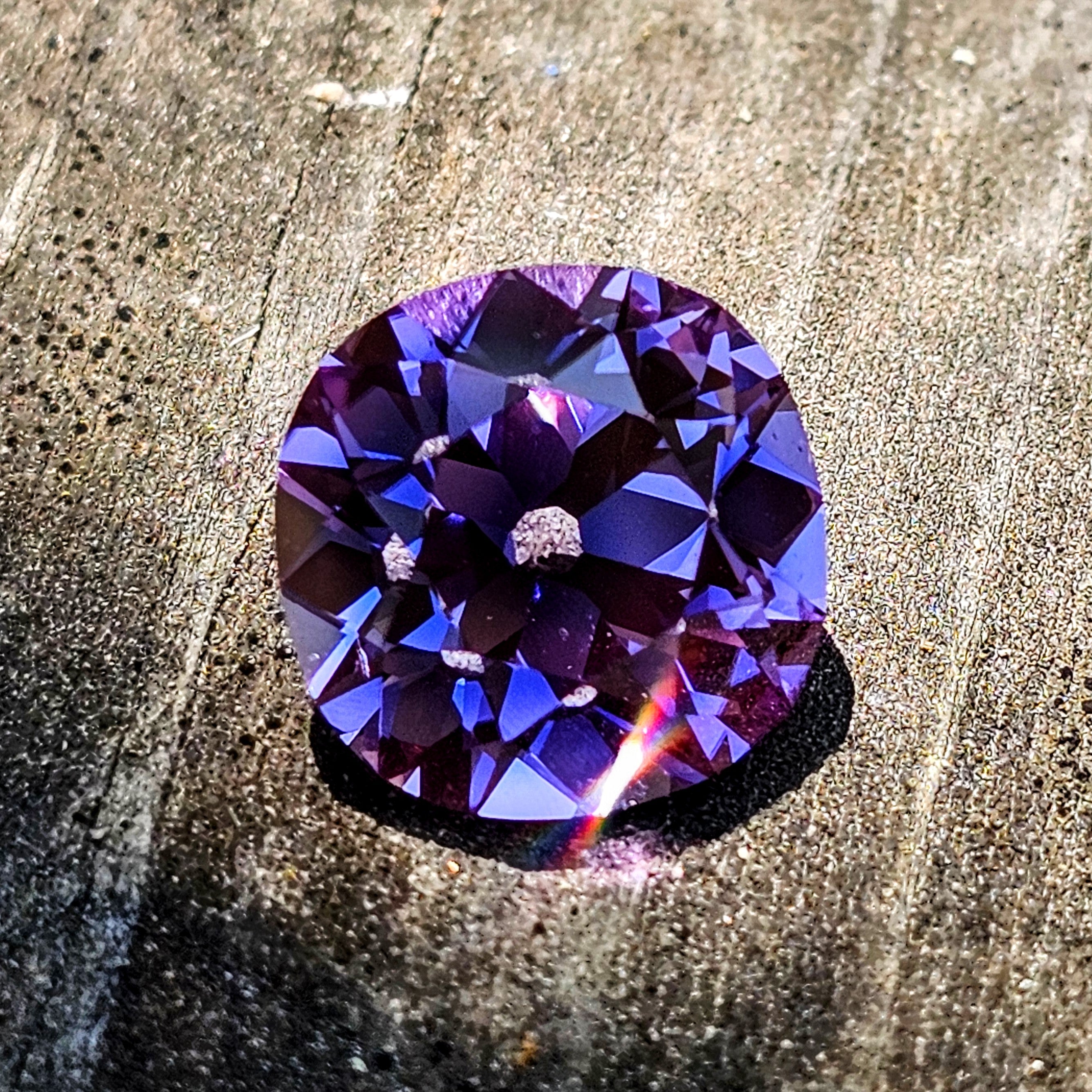 0.91 Carat Rounded Oval Light Purple Sapphire for Custom