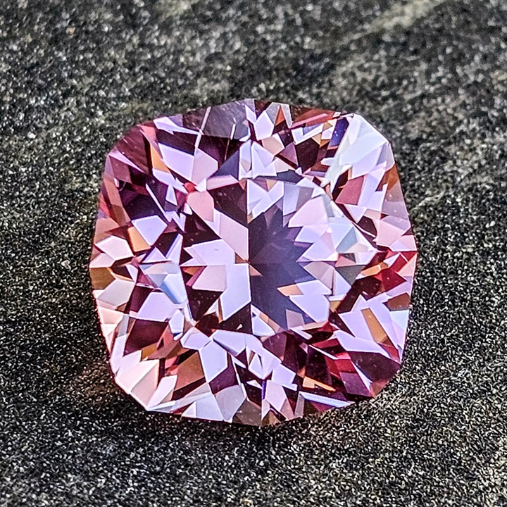 Light Pink Padparadscha Lab Sapphire, House Of Sylas Cushion Cut, 7.79 Carats