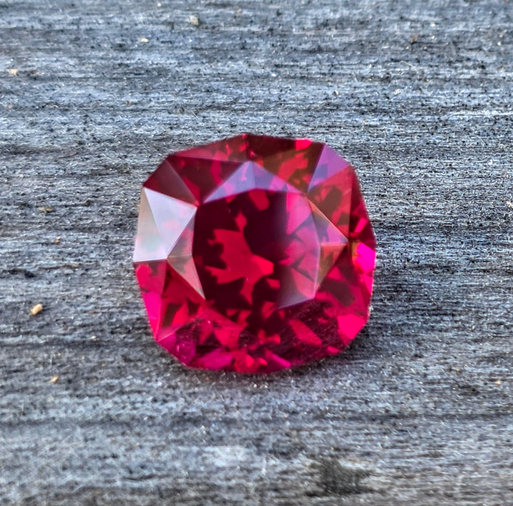 Pigeon Blood Lab Spinel, House Of Sylas Cushion Cut, 7.93 Carats