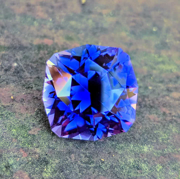 Light Purple Lab Sapphire, House Of Sylas Cushion Cut, 12.70 Carats