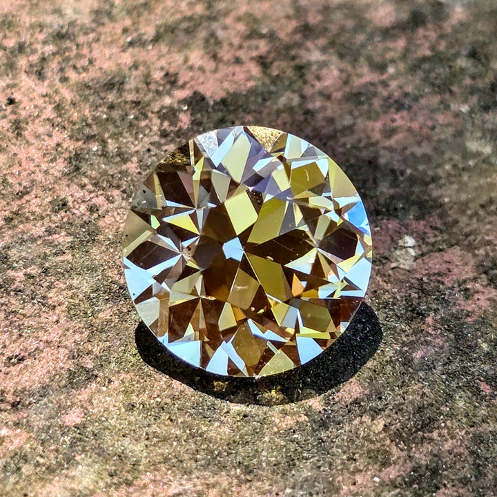 Experimental Samarium YAG, Traditional Round Brilliant Cut, 8.00 Carats