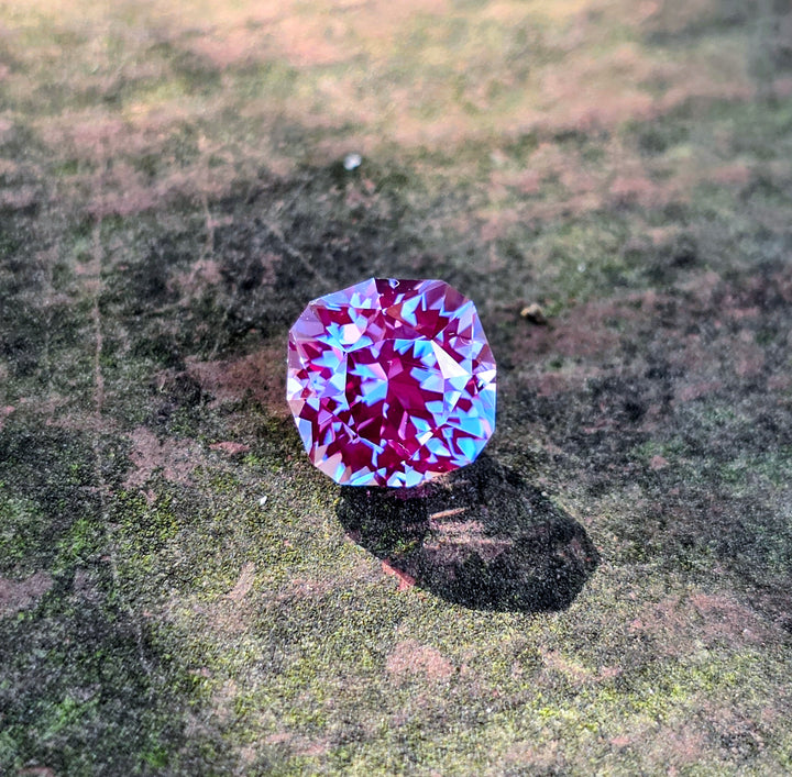 Repurposed Laser Alexandrite, House Of Sylas Cushion Cut, 2.48 Carats