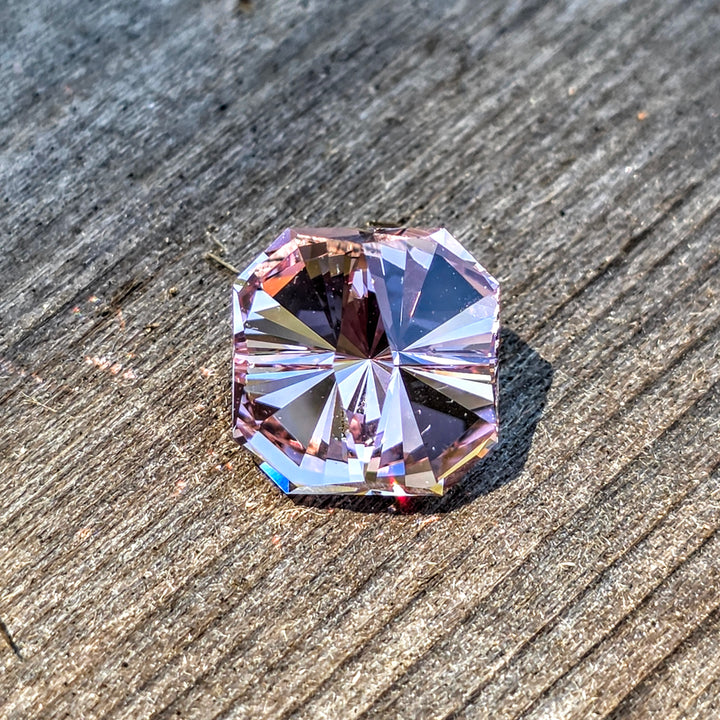 Purple Neodymium+ YAG, Tessellation Cut, 10.15 Carats
