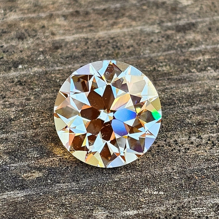 Experimental Samarium YAG, Traditional Round Brilliant Cut, 7.67 Carats