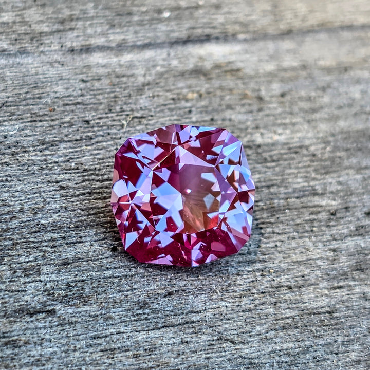 Saturated Repurposed Laser Alexandrite , House Of Sylas Cushion Cut, 3.97 Carats