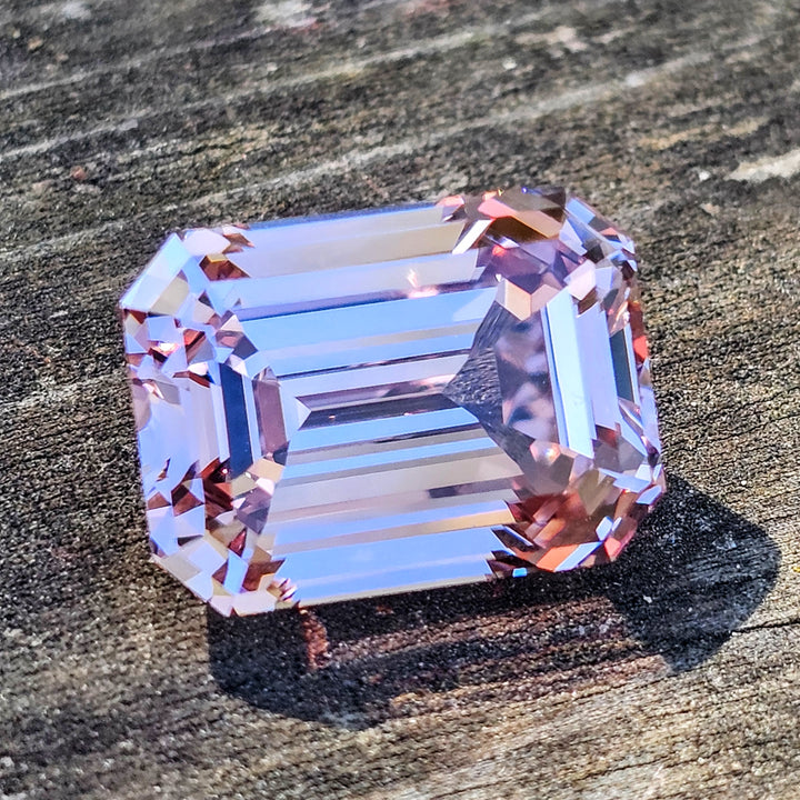 Purple Neodymium+ YAG, Emerald Cut, 17.64 Carats