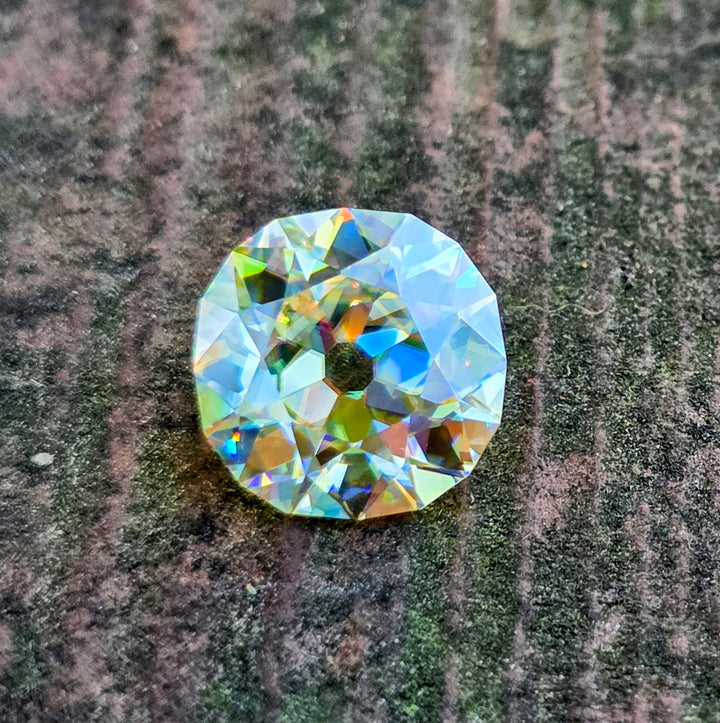 White Rutile 🌈🍭🦄, Antique Cushion Cut, 8.50 Carats