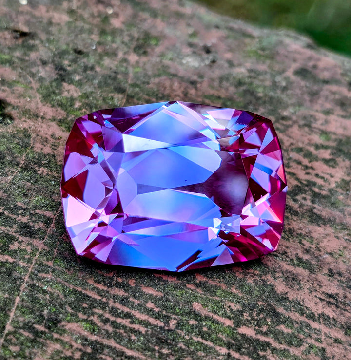 Repurposed Laser Alexandrite, Antique Long Cushion Cut, 87.17 Carats