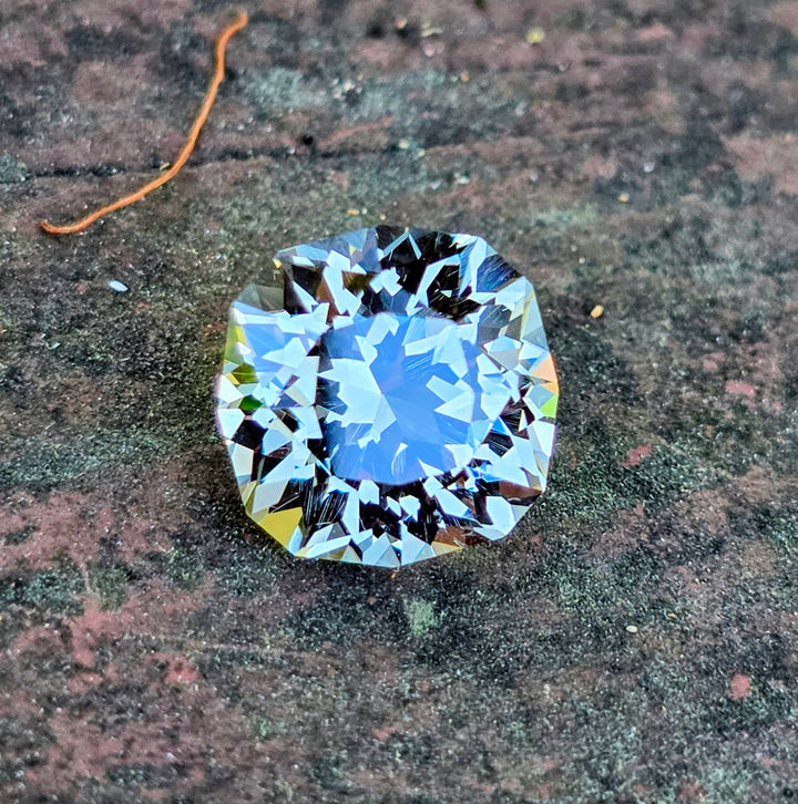 Smoky Lab Spinel , House Of Sylas Cushion Cut, 5.98 Carats