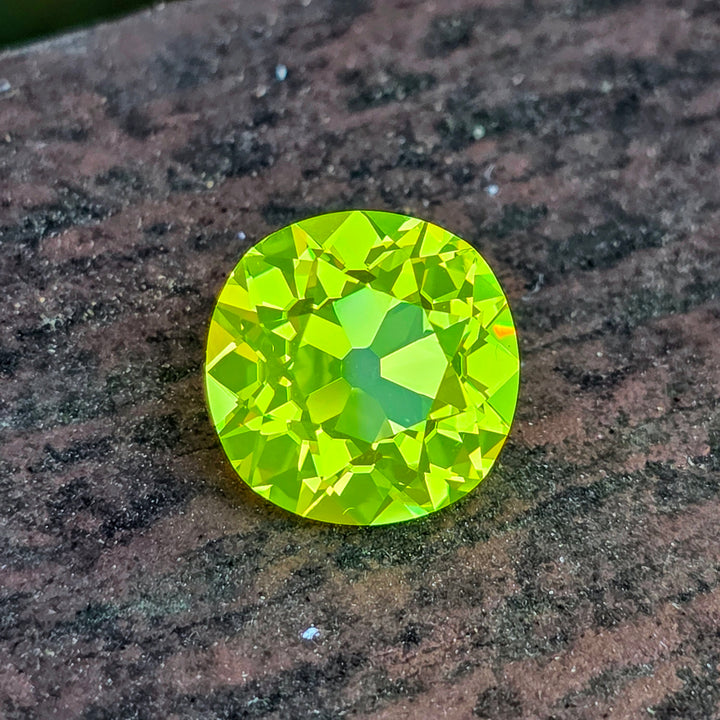 Cerium Doped YAG, Antique Cushion Cut, 10.08 Carats