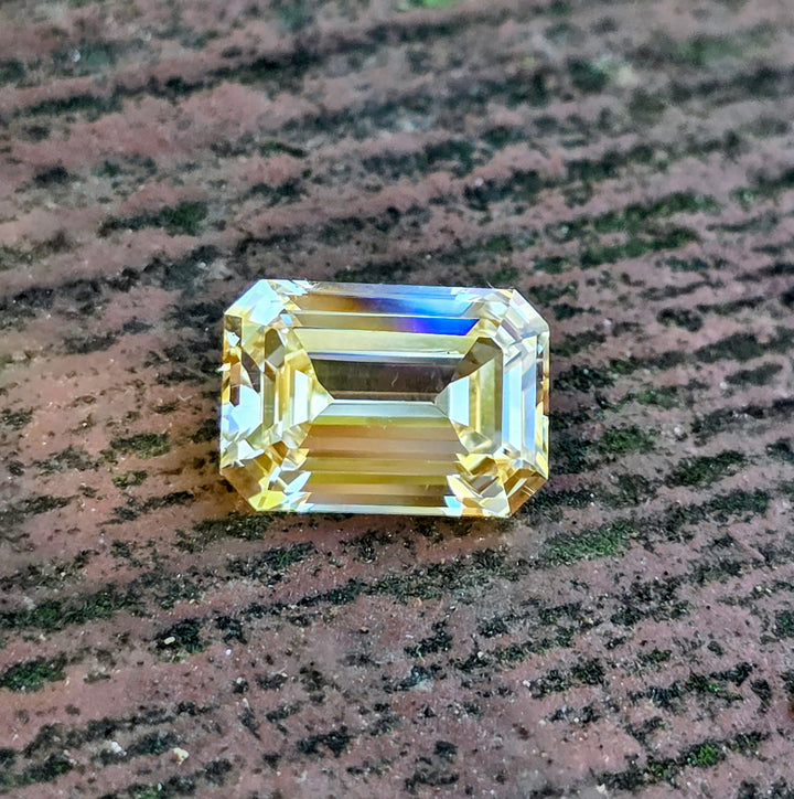 Experimental Samarium YAG, Emerald Cut, 7.94 Carats