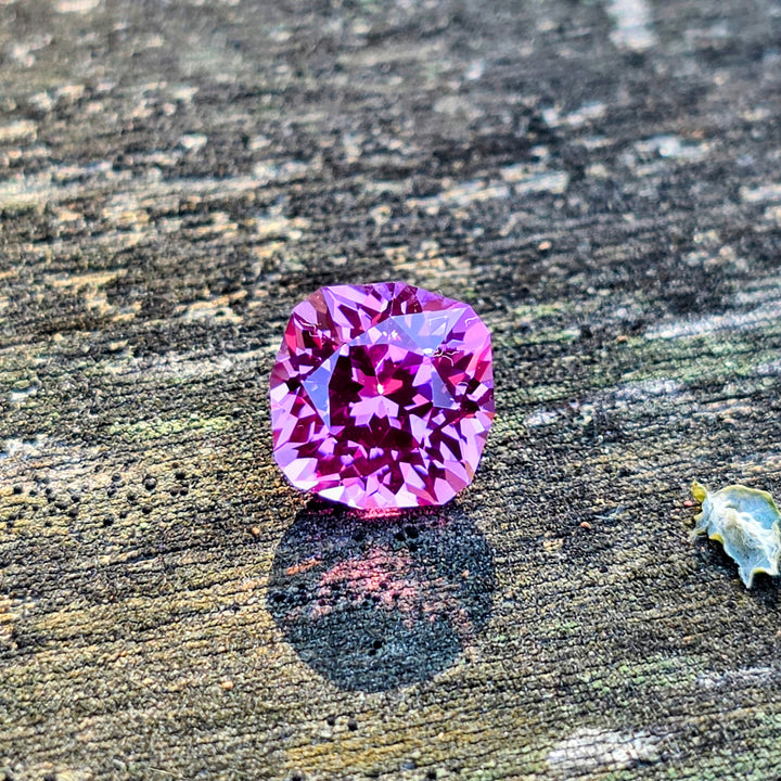 Star Wars Pink Laser Ruby, House Of Sylas Cushion Cut, 3.06 Carats