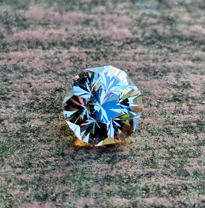 Smoky Lab Spinel , Gnome's Geode Cut, 3.26 Carats