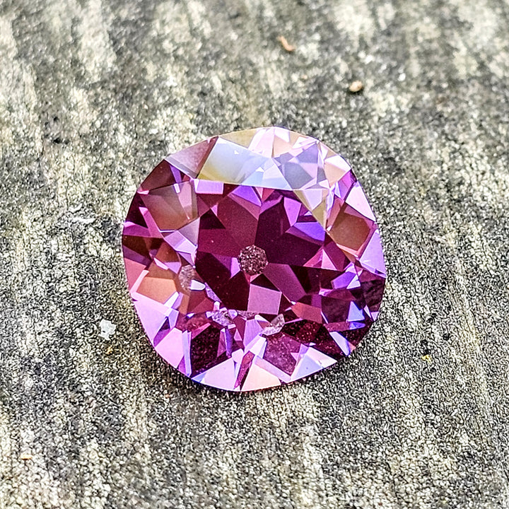Purple Czochralski Lab Sapphire, Antique Cushion Cut, 8.92 Carats