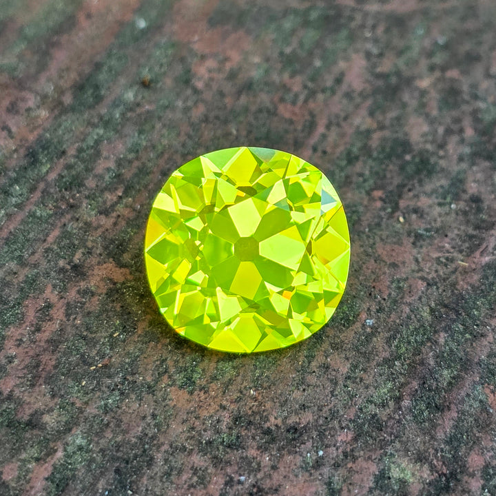 Cerium Doped YAG, Antique Cushion Cut, 10.26 Carats
