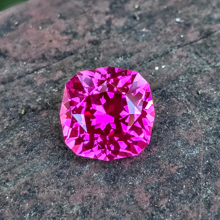 Jedi Color Czochralski Lab Spinel, House Of Sylas Cushion Cut, 7.15 Carats