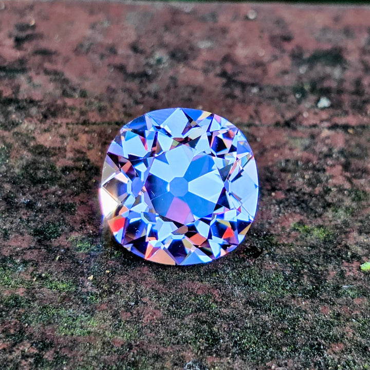 Purple Neodymium YAG, Antique Cushion Cut, 9.41 Carats