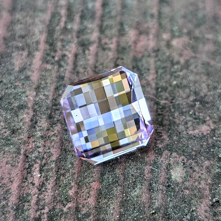 Purple Neodymium YAG, Pixel Square Cut, 7.72 Carats