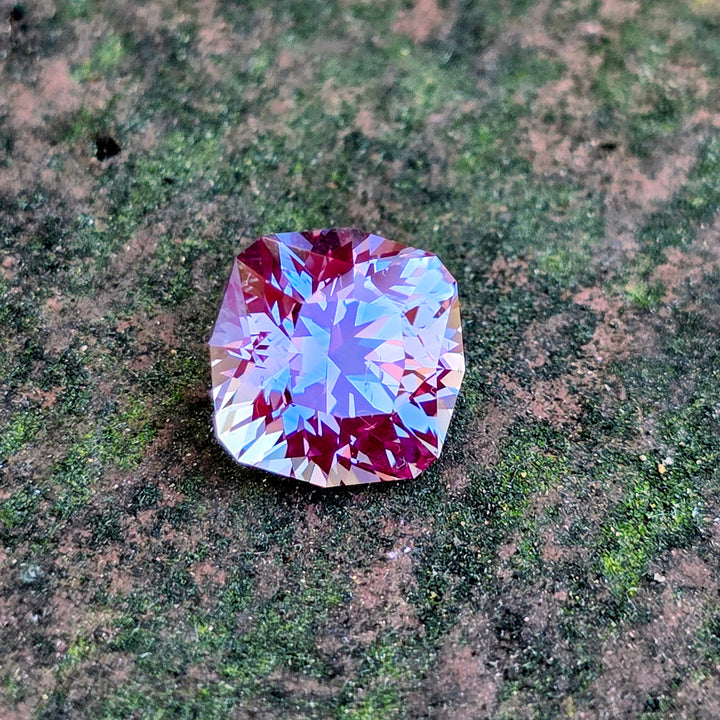 Repurposed Laser Alexandrite, House Of Sylas Cushion Cut, 4.03 Carats