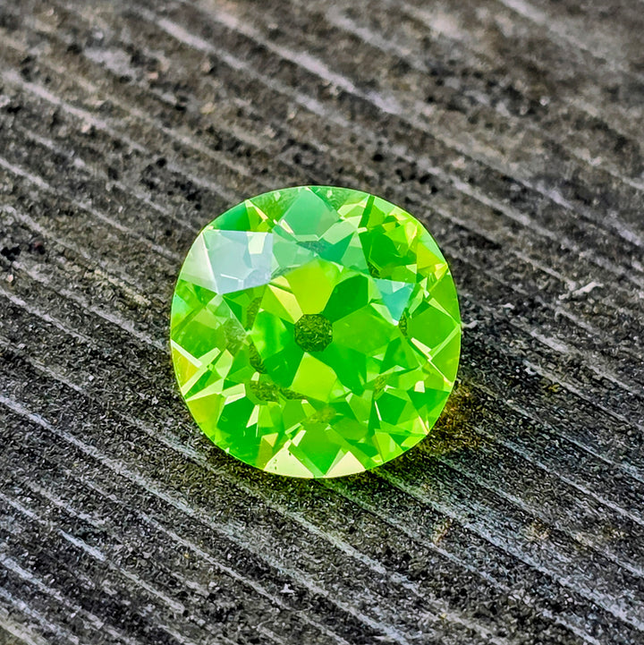Green LuAG, Antique Cushion Cut, 12.14 Carats