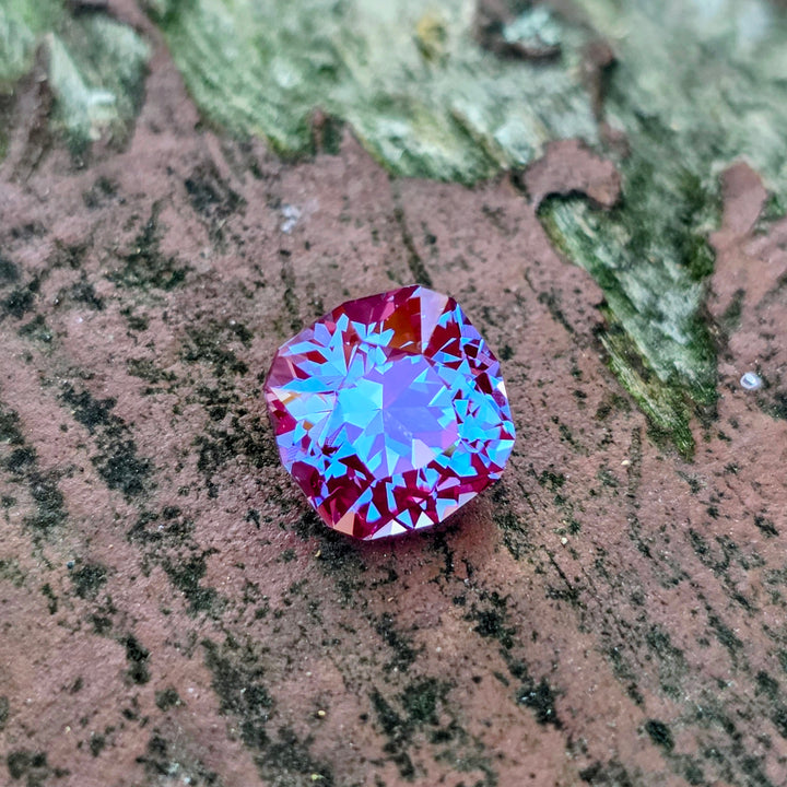 Saturated Repurposed Laser Alexandrite , House Of Sylas Cushion Cut, 3.40 Carats