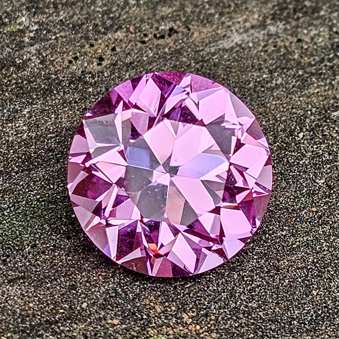 Star Wars Pink Laser Ruby, Traditional Round Brilliant Cut, 7.36 Carats