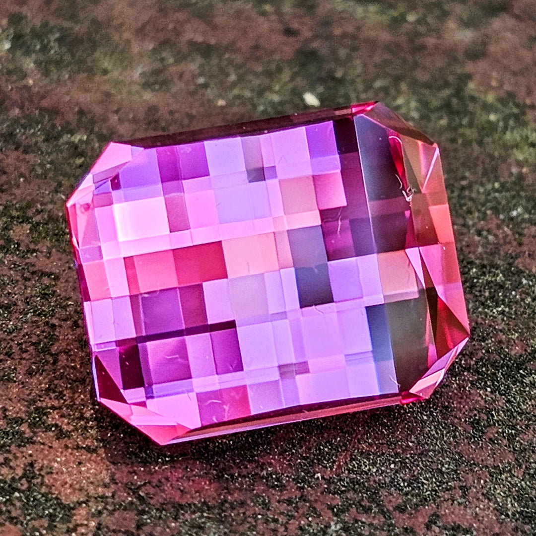 Star Wars Pink Laser Ruby, Pixel Rectangle Cut, 8.50 Carats - DJEVA