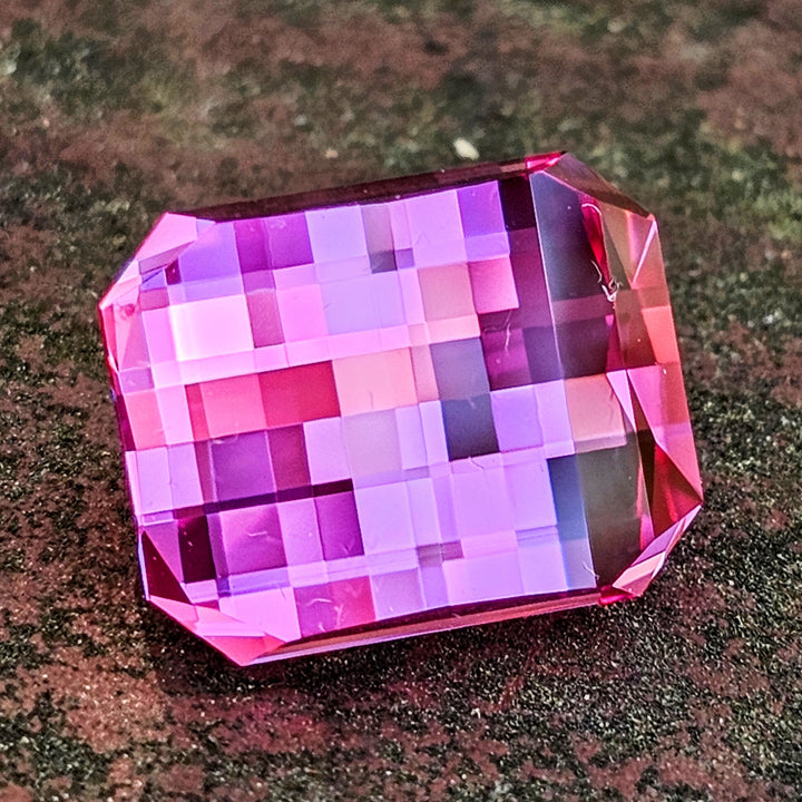 Star Wars Pink Laser Ruby, Pixel Rectangle Cut, 8.50 Carats - DJEVA